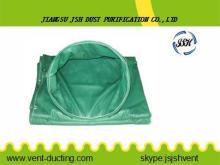 Positive pressure fire resistant ventilation air ducting for mining