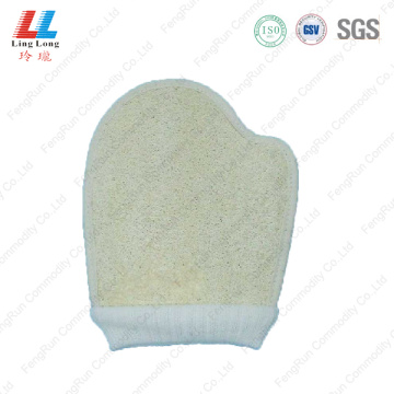 Loofah exfoliating pad bath gloves