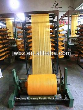 Knitted plastic mesh bag roll