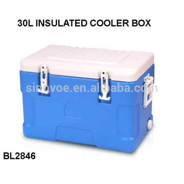 30L portable plastic cooler box