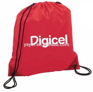 Most fashion drawstring closure backpack/recycle drawstring backpack