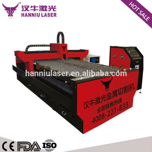 Guangzhou Hanniu FIB1530 fiber metal laser cutter / stainless steel laser cutting machine 500W 1000W