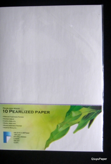 A4 120gsm Letter Paper Pearlized Paper Full Printed Customize Letter Paper High Quality Manufactory