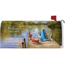 Custom Magnetic RIVER DOCK Mailbox Cover