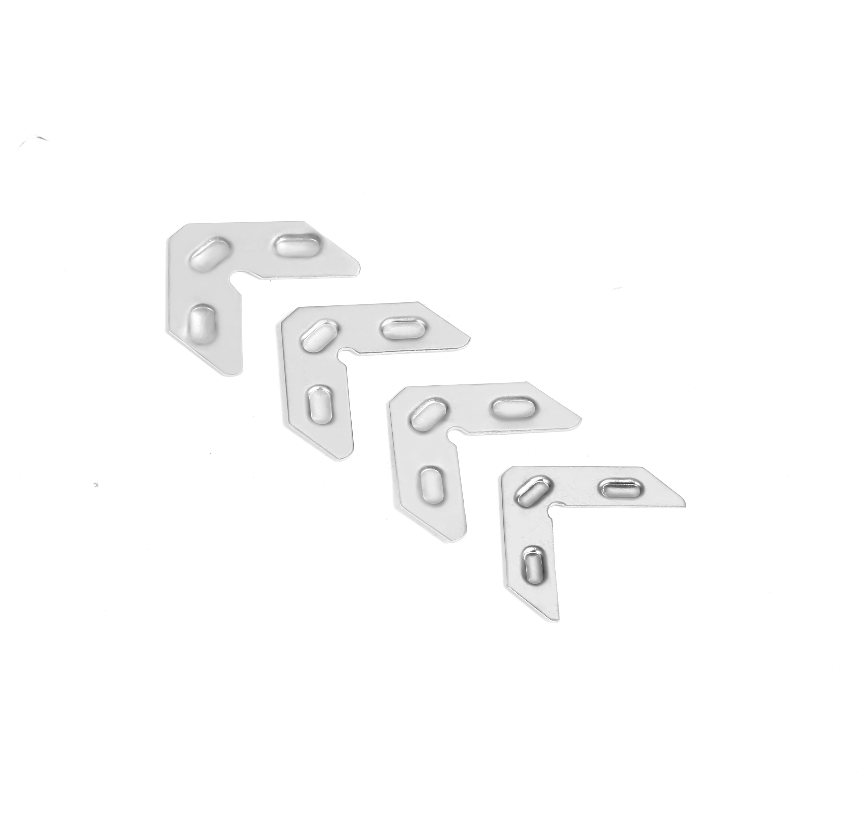 Conjunto de placas de conexão de canto de janela angular – vista 2