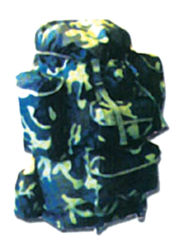 Camouflage military backpack