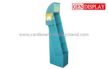 Corrugated Cardboard Book Display Stands With Pockets, Book Stands.