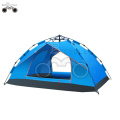 single layer blue camping tent for 1-2 person