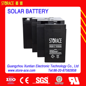 2v solar energy battery for solar system