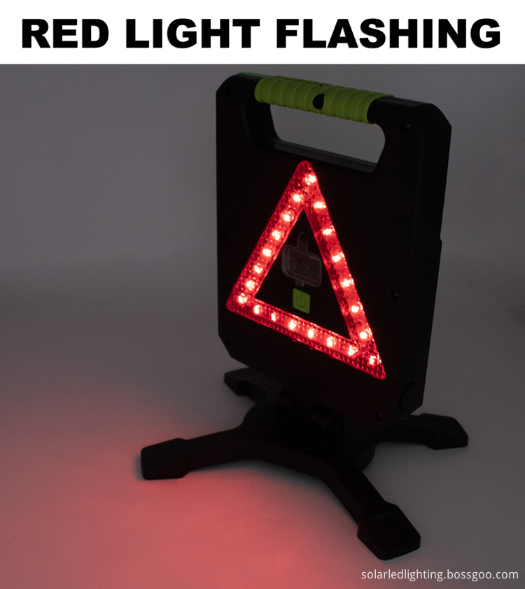 Portable warning lights for industrial use