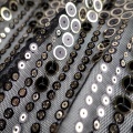 Đan kim loại paillette kim loại lưới sequin vải thêu