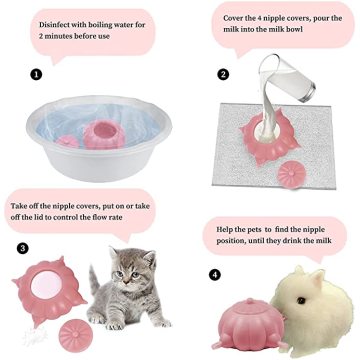 Pet Bubble Milk Bowl Silicone Tepels Milk Feeder