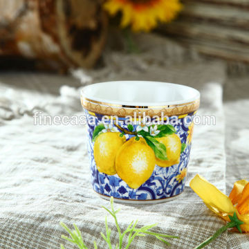 Elegant New Bone China Small decorative ceramic flower pots