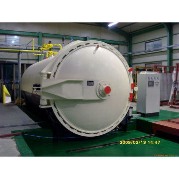 Autoclave Kaca Otomatis Laminating Dengan Pengontrol PLC