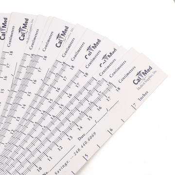 Meter Metric Disposable Paper Measuring Tape For Wound