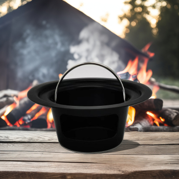 Charcoal Basin Cookware for Barbecue and Camping Heating