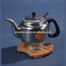 Solid Bamboo Pot Holder Trivet