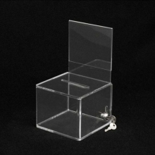 acrylic donation money box