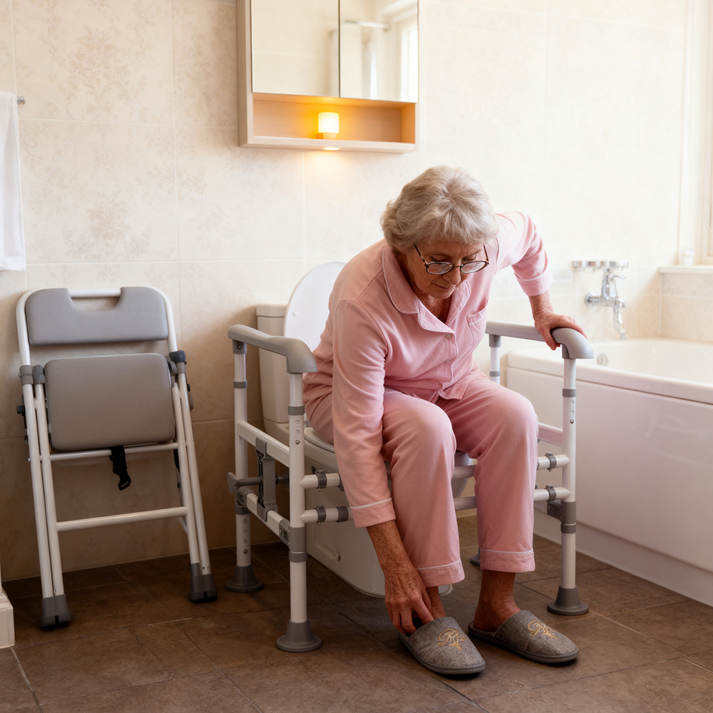 حاجز سلامة المرحاض 3 (2) Toilet safty rail3 (2)