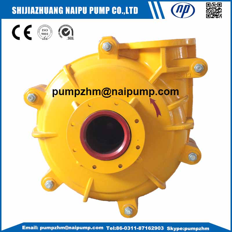 Pam Perlombongan Centrifugal 8/6F dengan pendesak krom yang tinggi