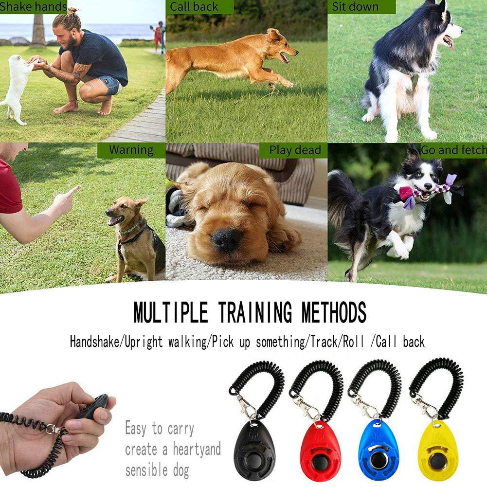 Wholesale Upgraded Pet Training Clicker Quality Pro Wrist Strap Dog Clickers