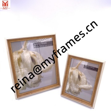 PS Plastic Right Corner Log Color Photo Frame