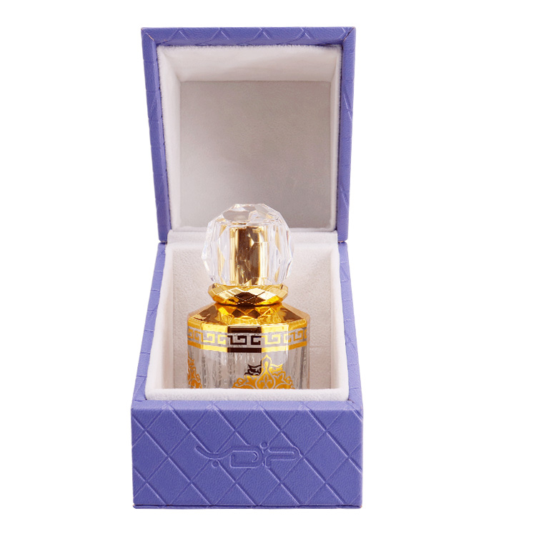 Boîtes personnalisées d'emballage de parfum en cuir Pu pour l'affichage