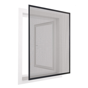 DIY aluminum insect screen frame window