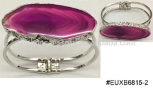 agate bangle ,agate bracelet,agate cuffs bangle,spring bangle,latest semi-precion stones jewelry,hot new product for 2017