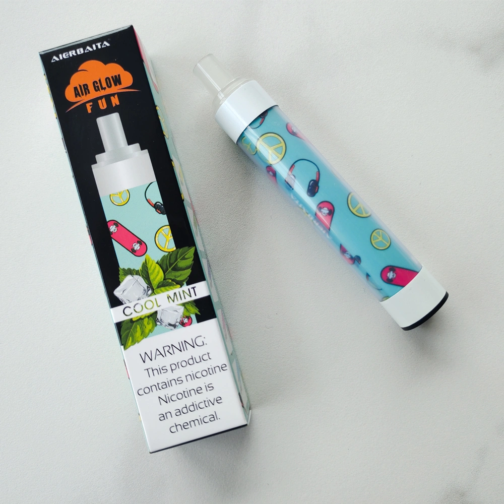 Customized Electronic Cigarette Glow Vape 3000 Puffs Rechargeable Vape Pen