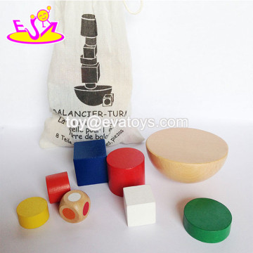 kids educational toy wooden block game W11F060