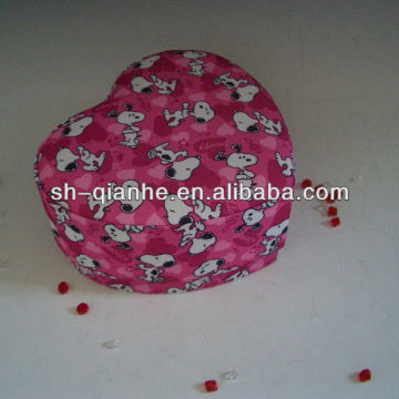 Heart-shape box fabric box candy box