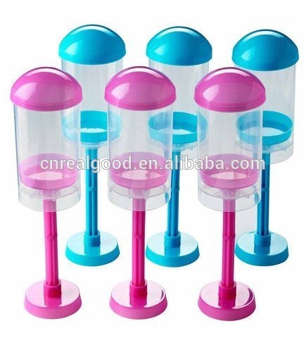 6PC Round Shape Plastic Material Cake Push Pop