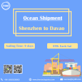 Freight de mer de l&#39;océan de Shenzhen à Davao