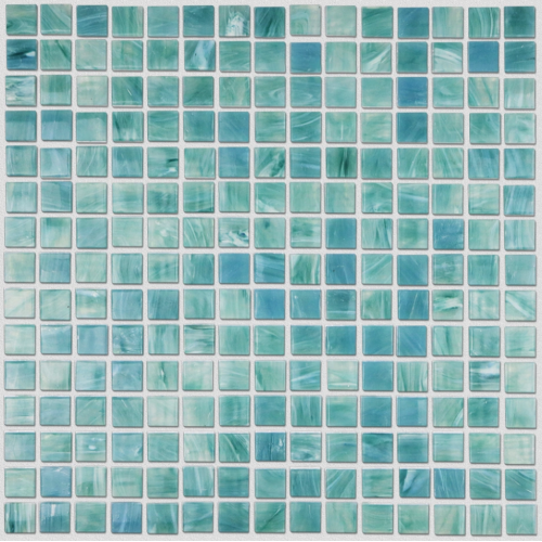 Watercolor glass mosaic tiles for hotel in Morocco