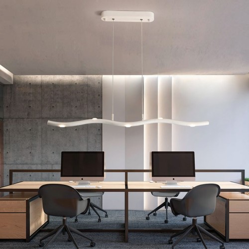 LEDER Modern Wave Linear Pendant Lamps