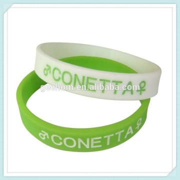 custom camouflage silicone wristband rubber bracelet thin silicone wristband