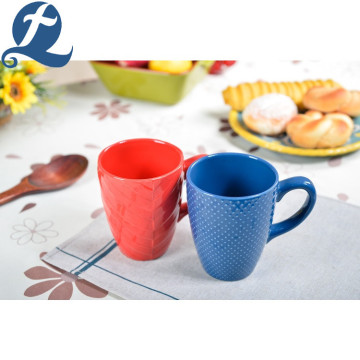 Colorful Ceramic Tea Coffee Mug round without handle