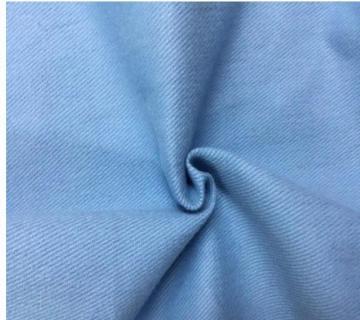 woven Lyocell cotton mixed twill plain dyed fabric