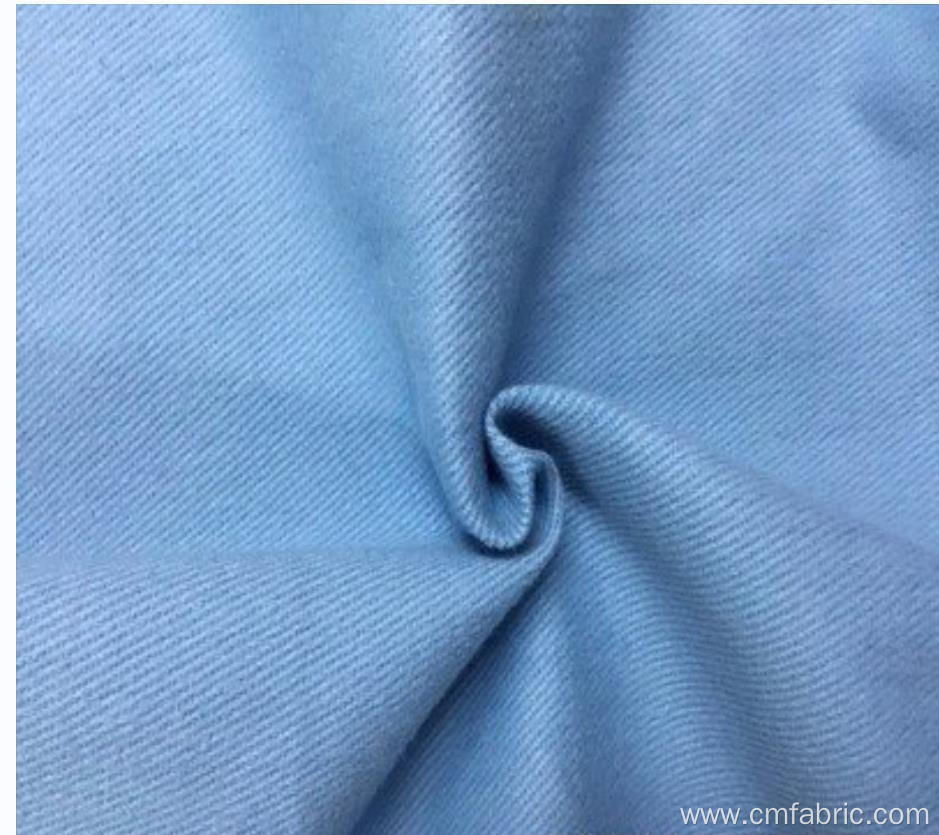 woven Lyocell cotton mixed twill plain dyed fabric