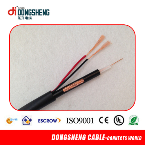 0.81mm CCS/BC Conductor Siamese Coaxial Cable kx6+2C*0.75