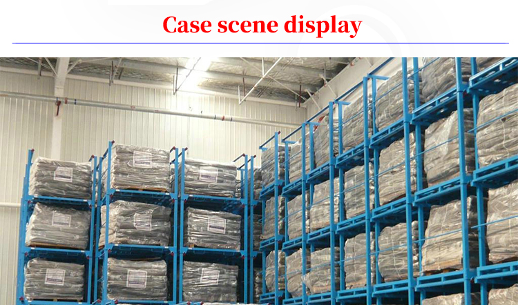 Industrial galvanized portable steel metal storage warehouse stacking big bag post pallet rack