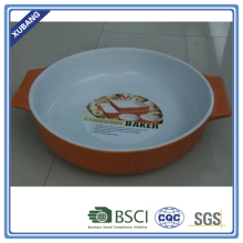 Ceramic quiche dish holiday cookie plates nut plates or pans