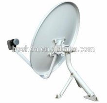 ku band 75cm satellite dish/tv/wifi/car tv/3g/digital tv antenna & receiver