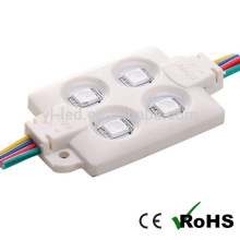 injection Versatile RGB Color Changing LED Sign Modules 4Chip IP65 DC12V 1.44W