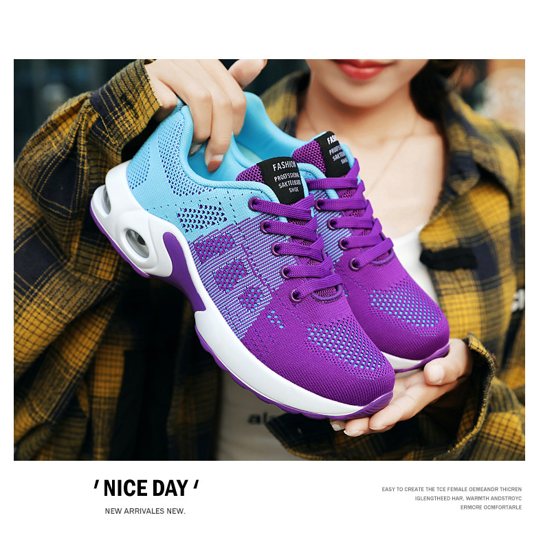 36-41 Breathable Casual Women's Sneakers Walking Sports Cushion Shoes for Women Anti-slip Sport Running Sneakers