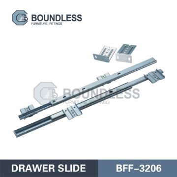 Computer keyboard drawer slide