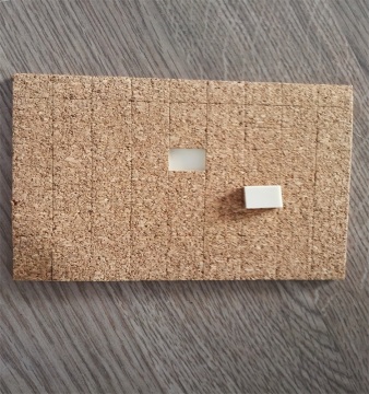 cork cling pads for glass