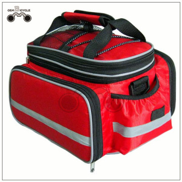 Mountain bicycle rear rack bag