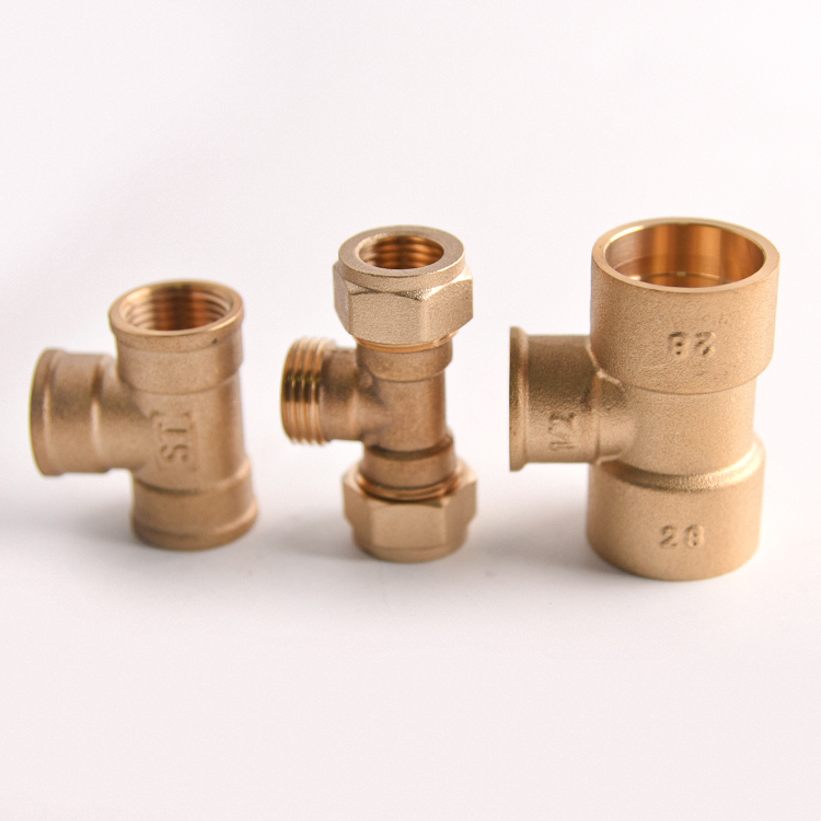 High Quality Male Threads Straight Adapters Brass Compression Coupling Fittings Hydraulic Hose